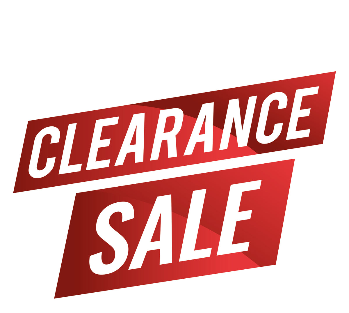 Clearance – Exposed Signage and Apparel