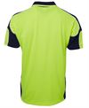 JBs - Hi Vis Short/Sleeve Arm Panel Polo
