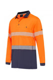 King Gee - Workcool Hyperfreeze Long/Sleeve Polo with Segmented Tape
