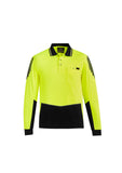 Syzmik - Mens Hi Vis Flux Long/Sleeve Polo