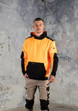 TECH HI VIS HOODED SWEATSHIRT