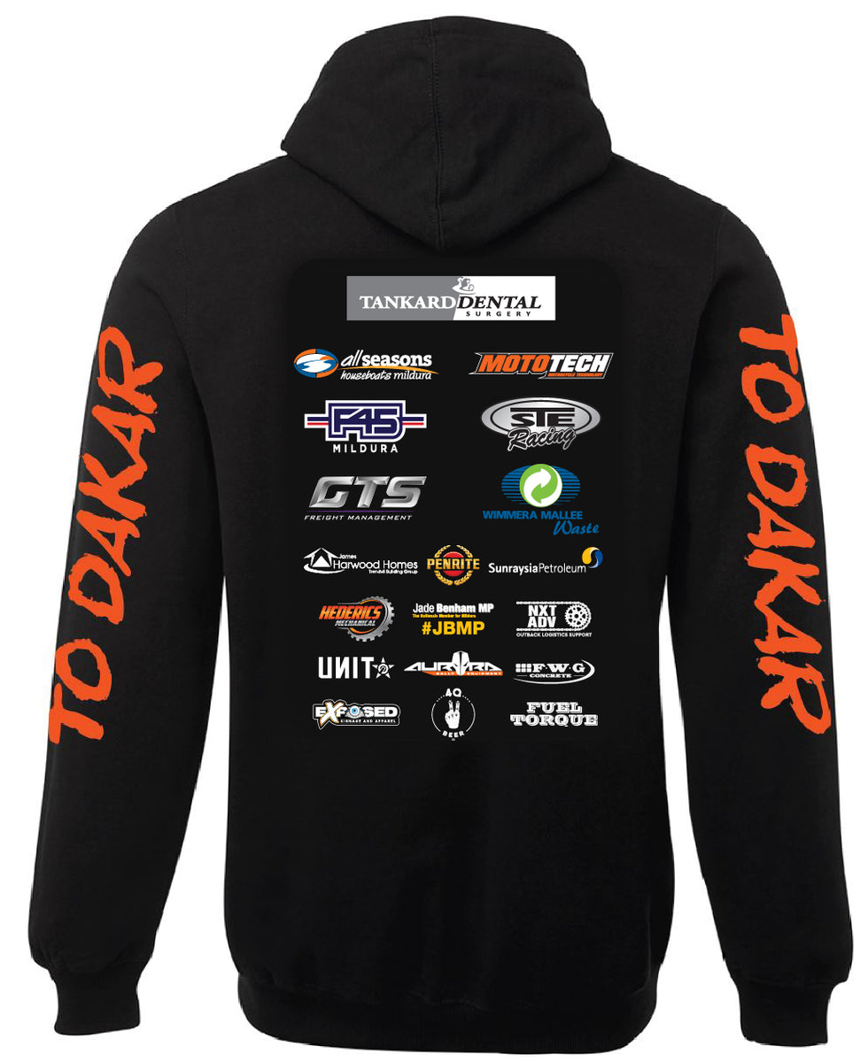 HRA TO DAKAR ADULT HOODIE – Exposed Signage and Apparel