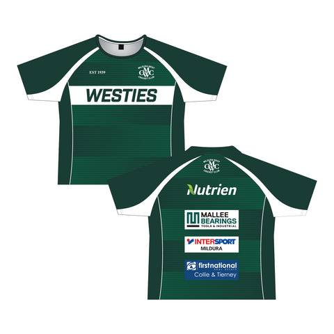 Mildura West Cricket Club Adult Warm Up Tee