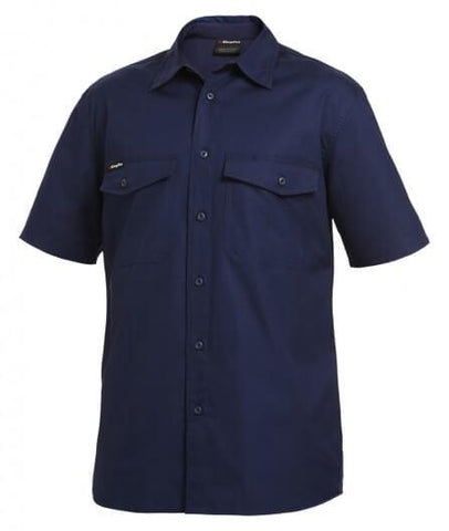 King Gee Workcool 2 Short/Sleeve Cotton/Ripstop Shirt 145gsm